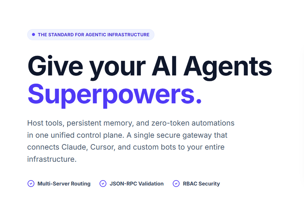 MCP ADMIN : Give your AI agents Superpowers