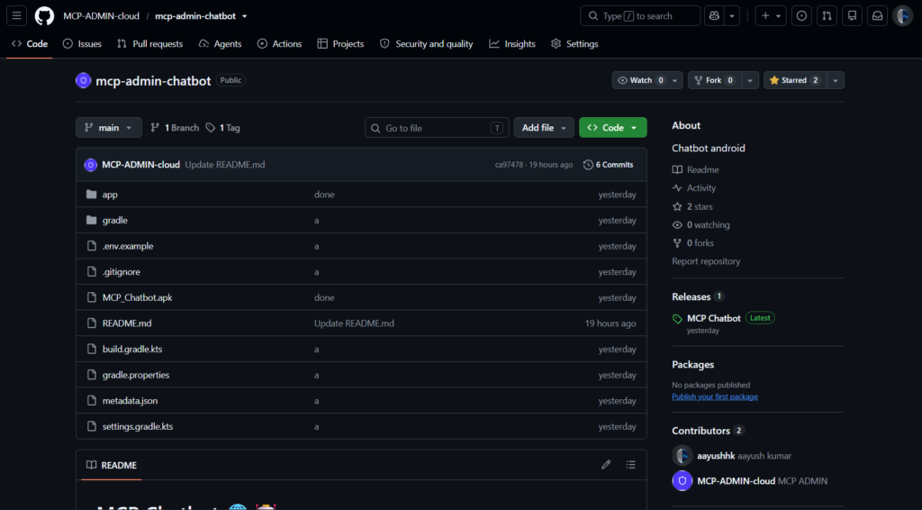 MCP Chatbot : Open source chat with any MCP server ( android, web, chrome extension )